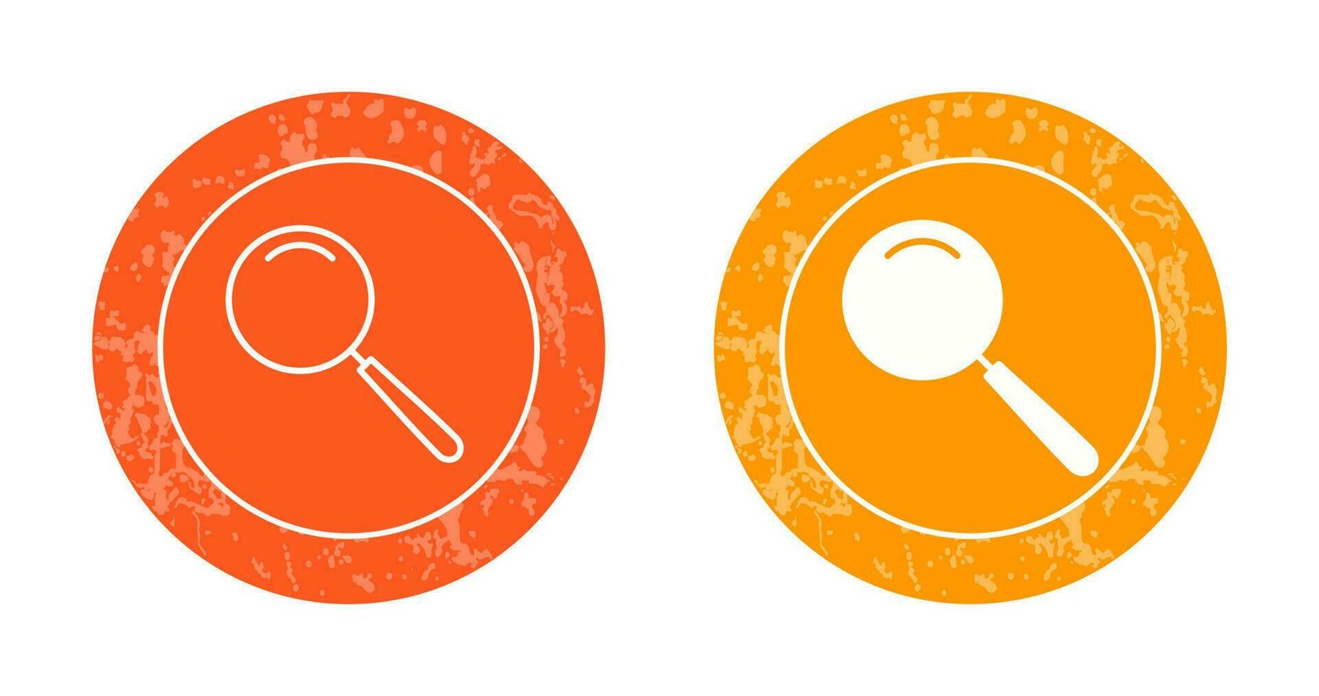 Unique Magnifier Vector Icon