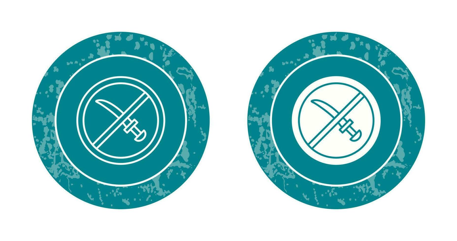 No Weapons Vector Icon