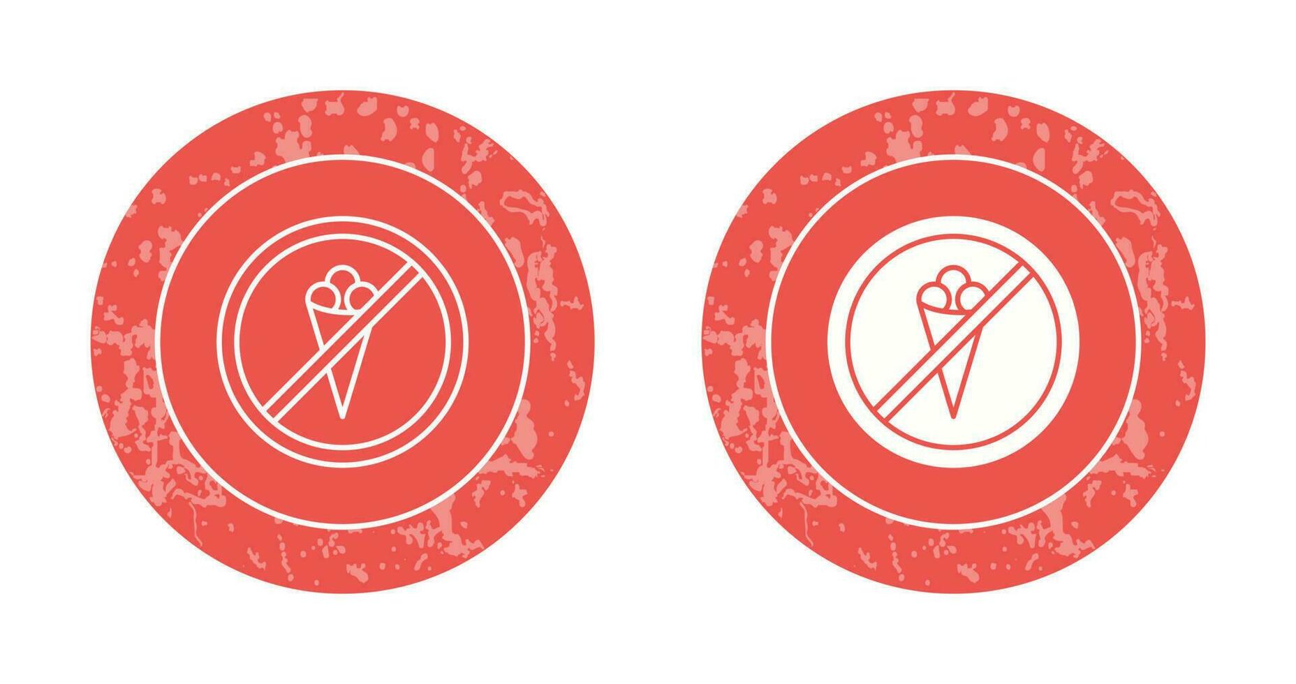 No Icecream Vector Icon