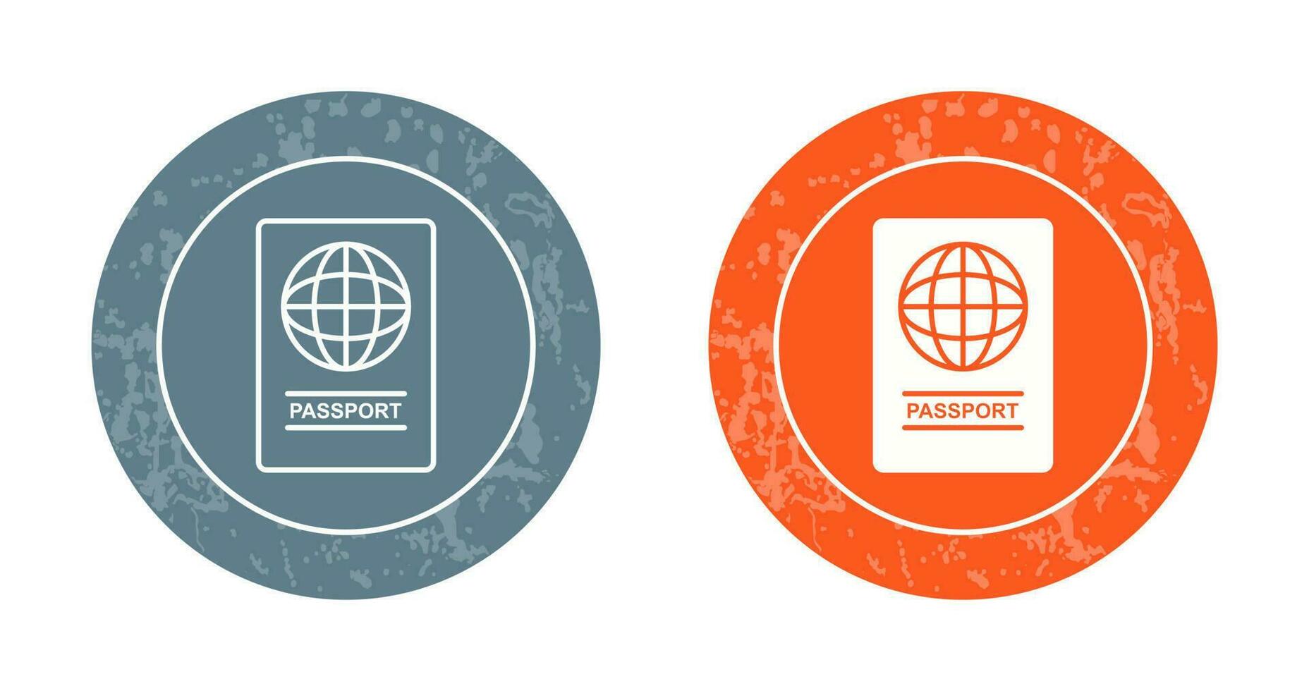 icono de vector de pasaporte