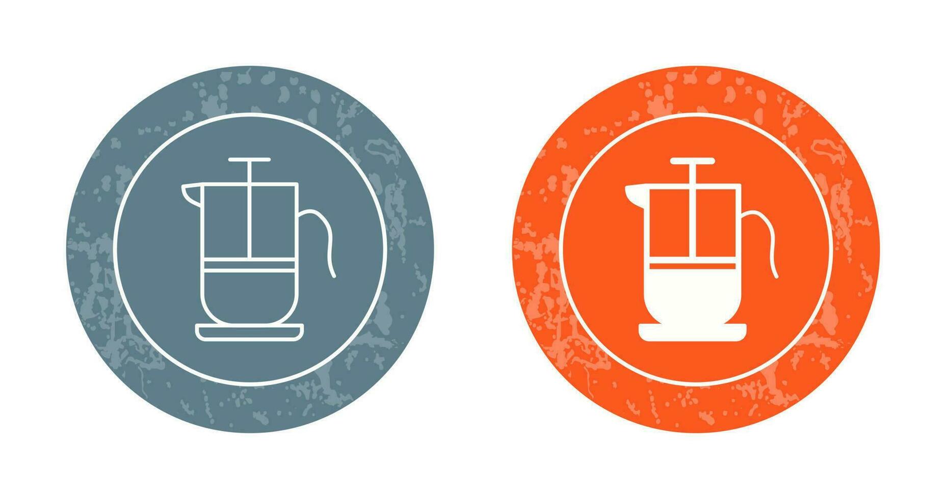 French Press Vector Icon
