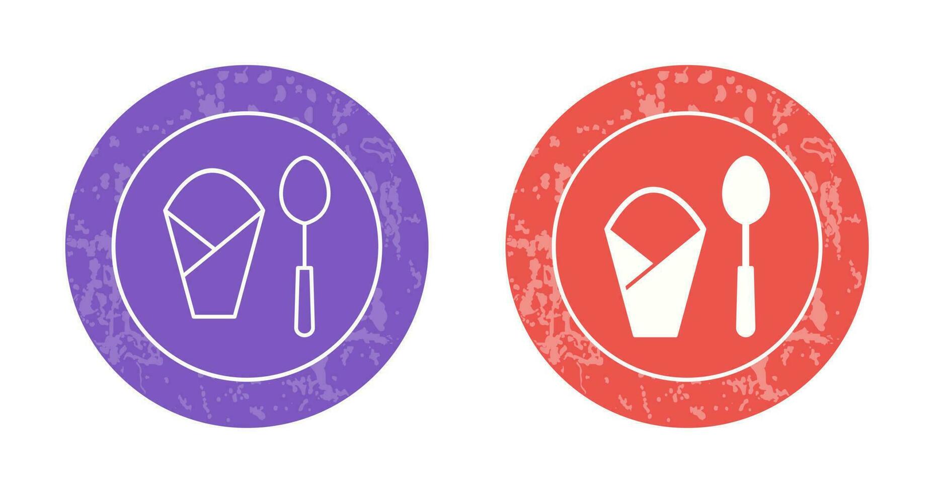 Spoon and Napkin Vector Icon