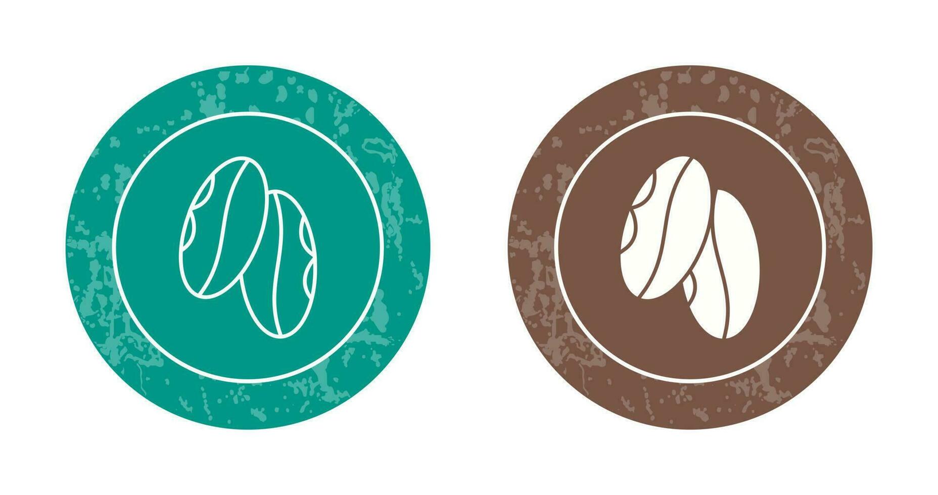 icono de vector de grano de café