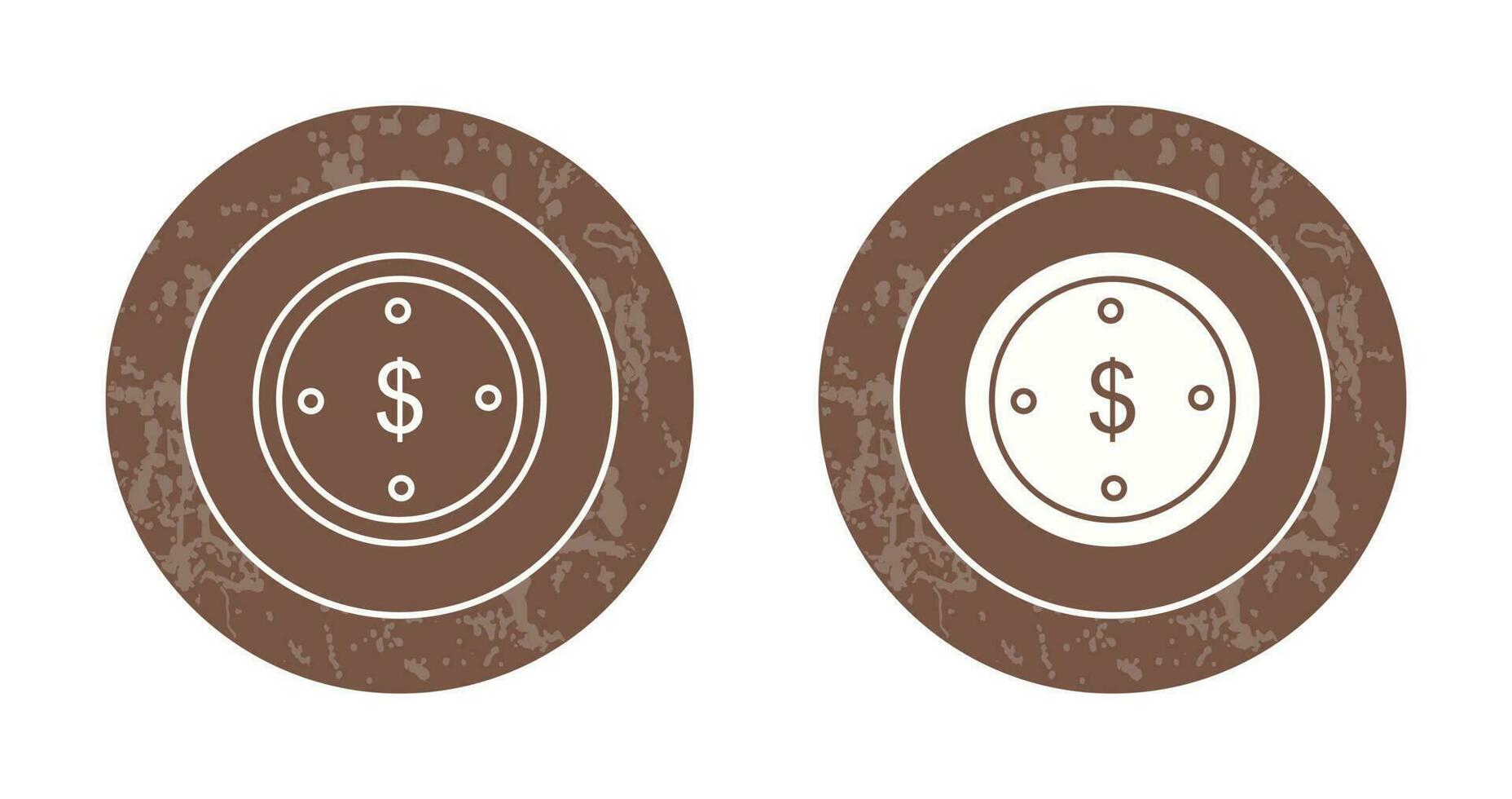 Dollar Coin Vector Icon