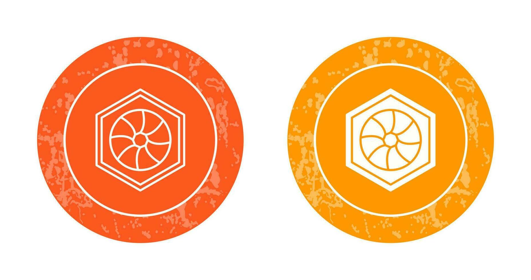 Unique Hexagonal Diaphram Vector Icon