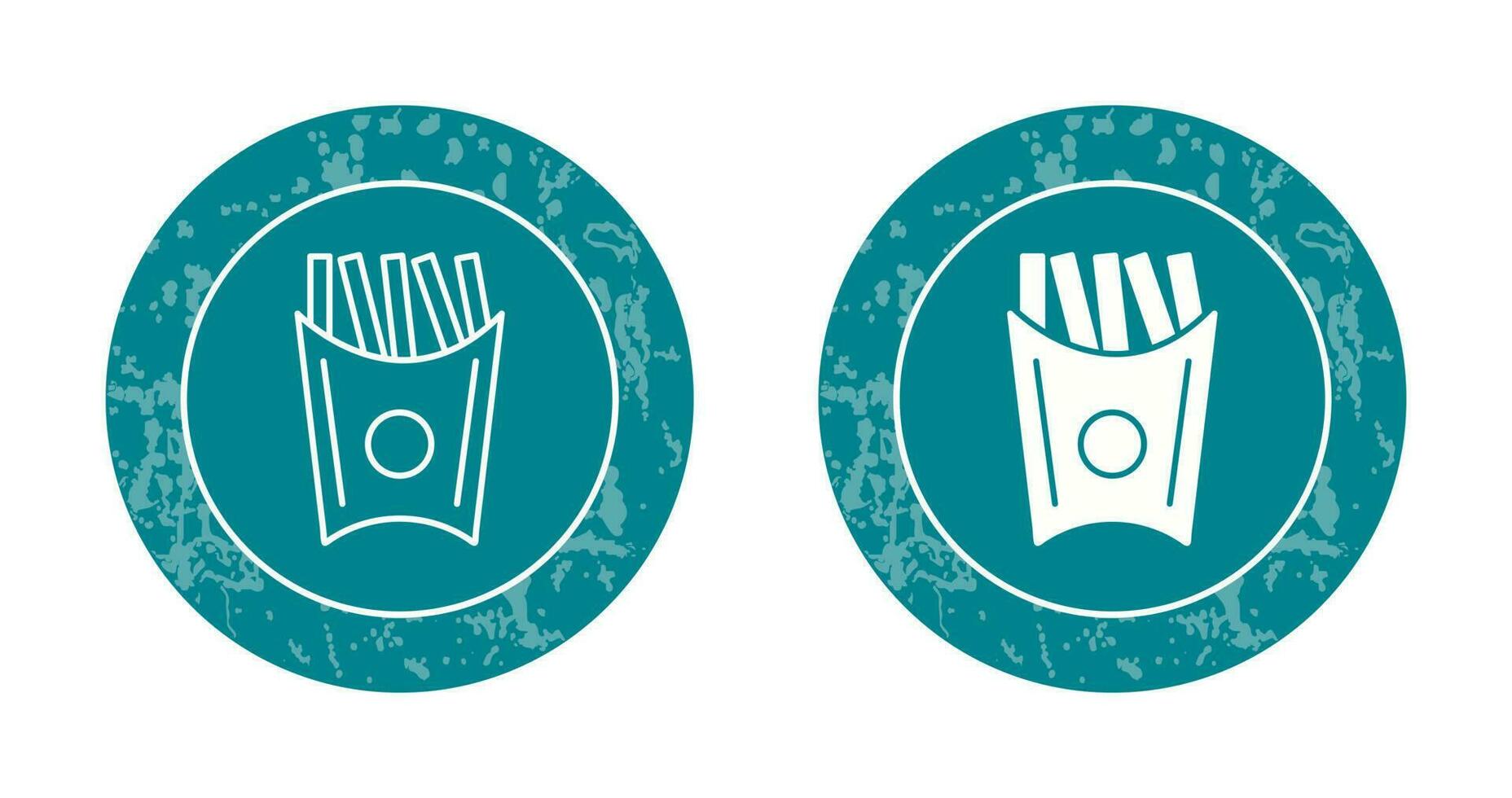 Unique French Fries Vector Icon