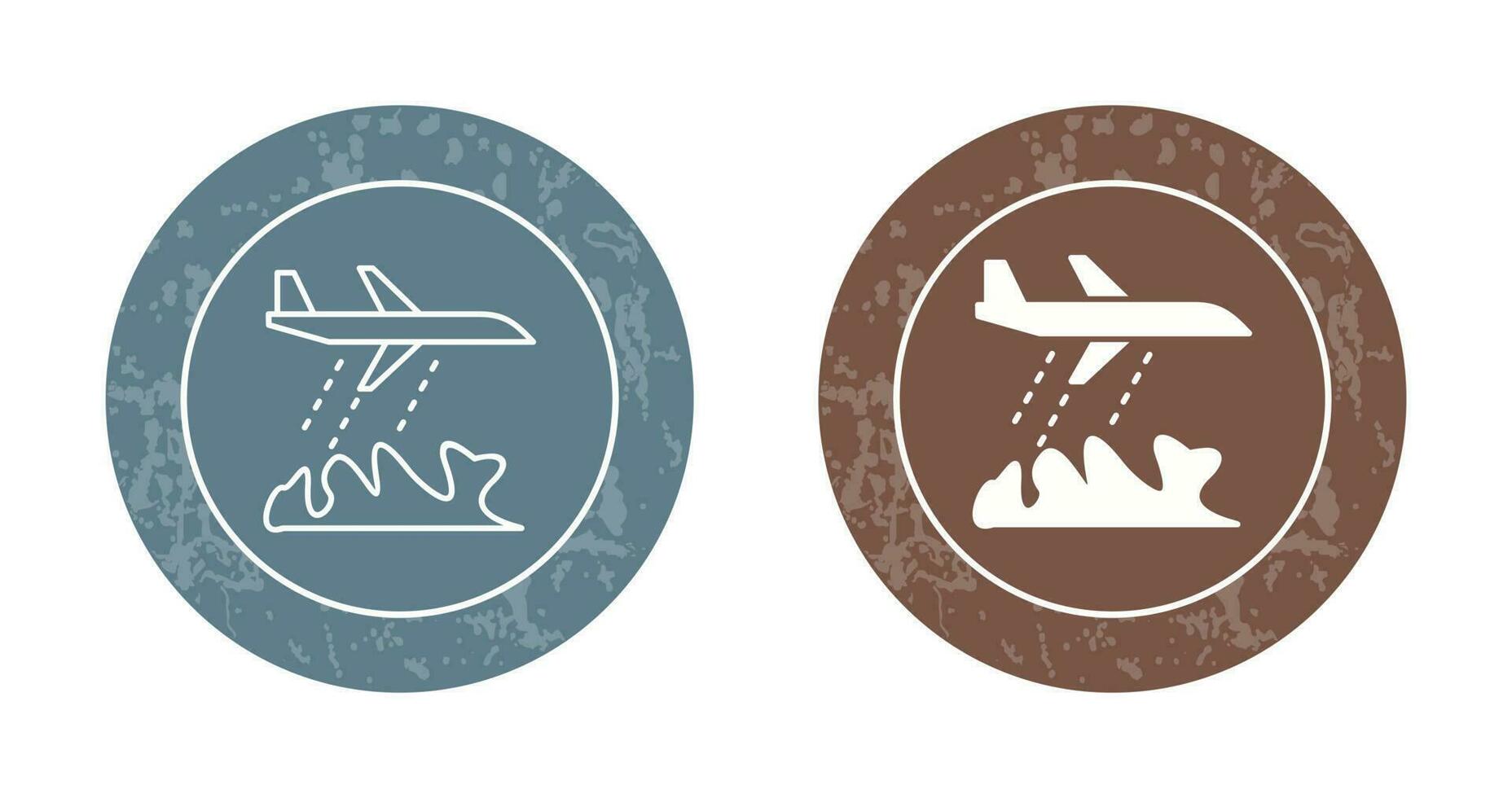 Unique Firefighter Plane Vector Icon
