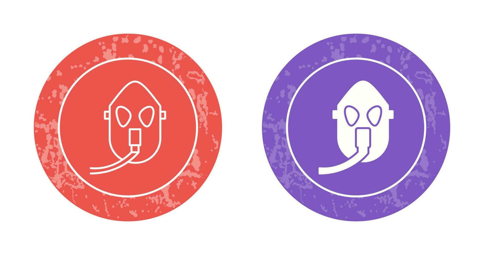 Unique Oxygen Mask Vector Icon