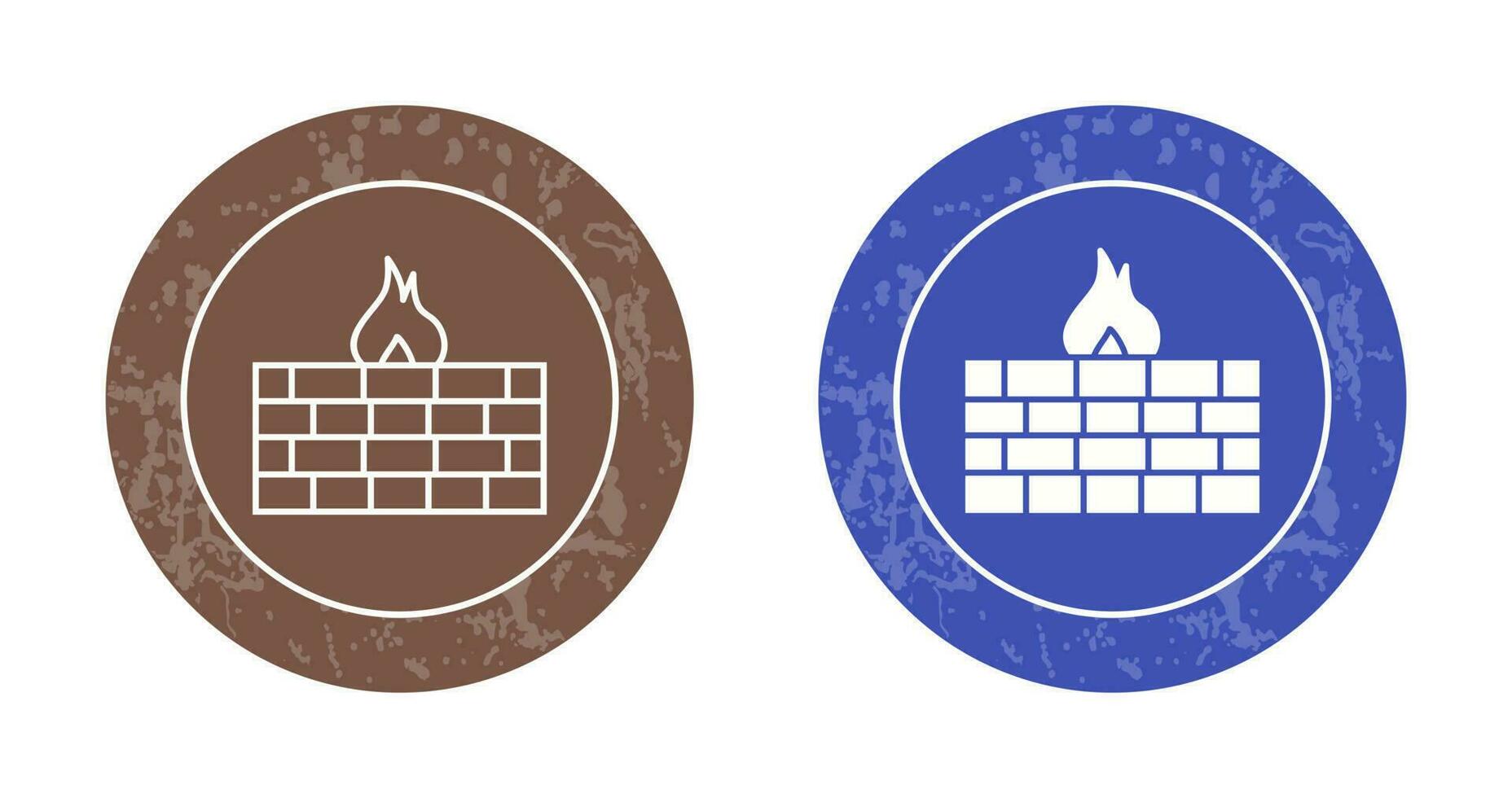 Unique Firewall Vector Icon