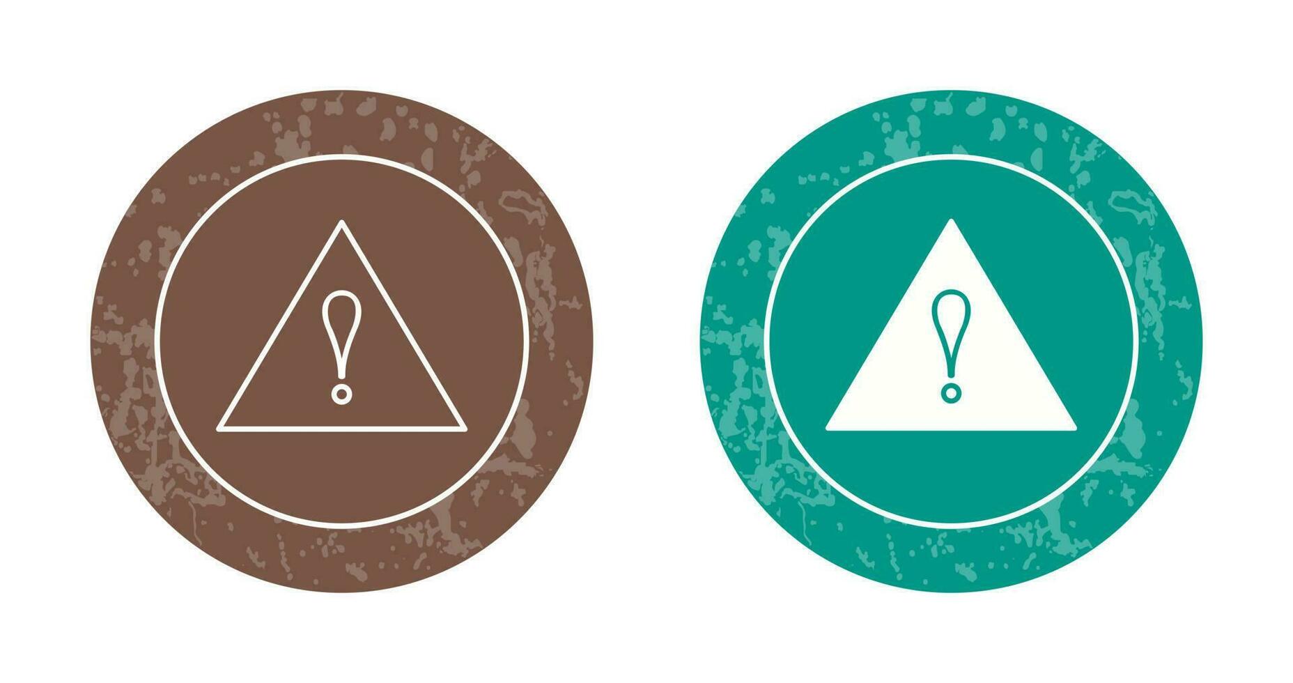 Unique Alert Vector Icon