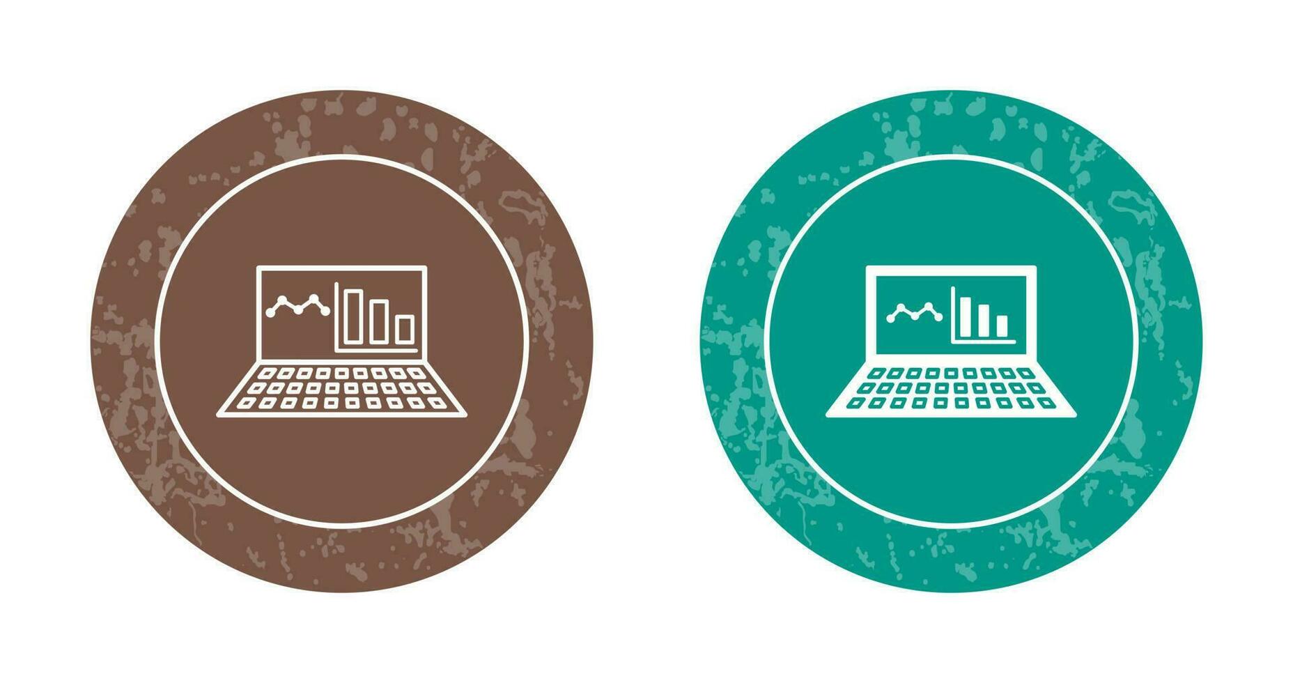 Unique Online Stats Vector Icon