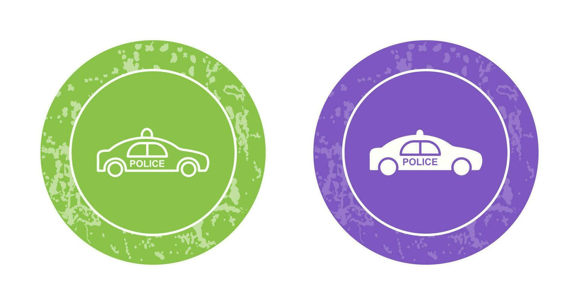 Police Car Vector Icon