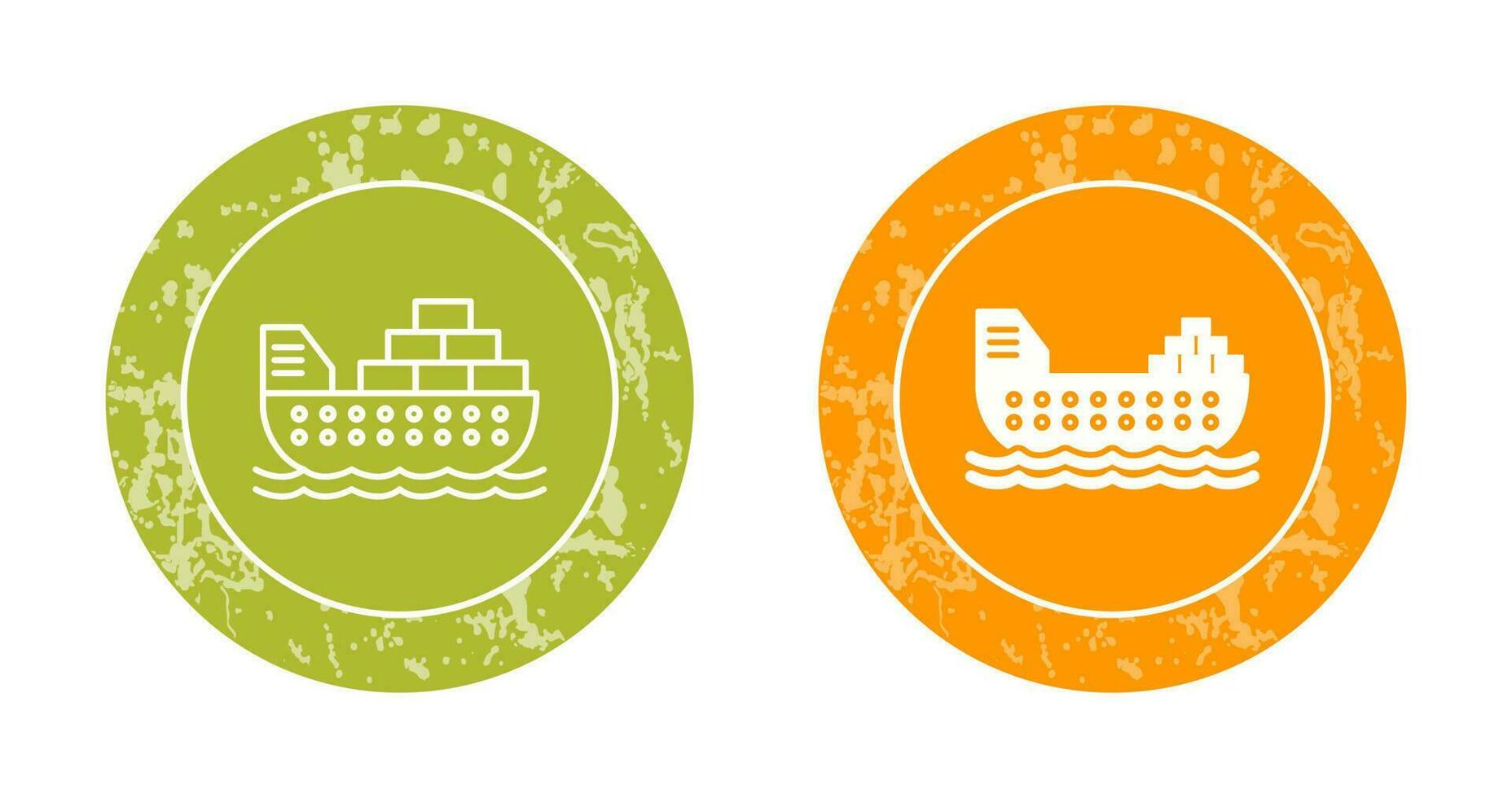 Cargo Ship Vector Icon