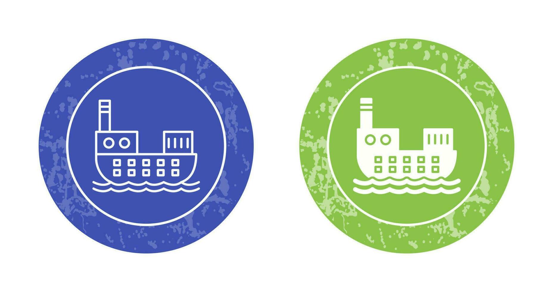 Cargo Ship Vector Icon