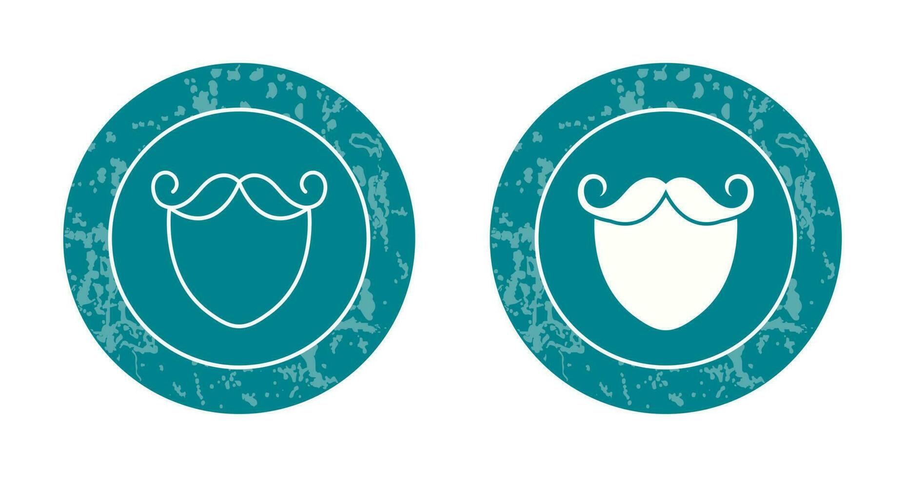 Beard and Moustache Vector Icon