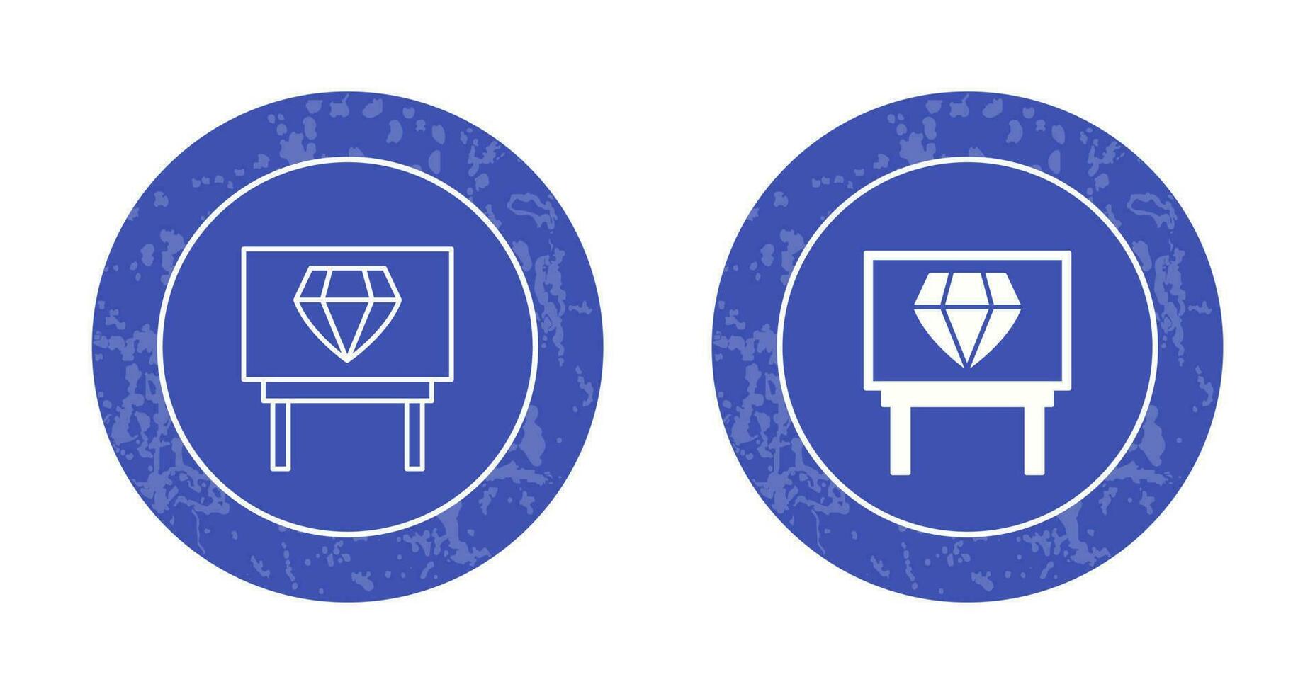 Diamond Exhibit Vector Icon