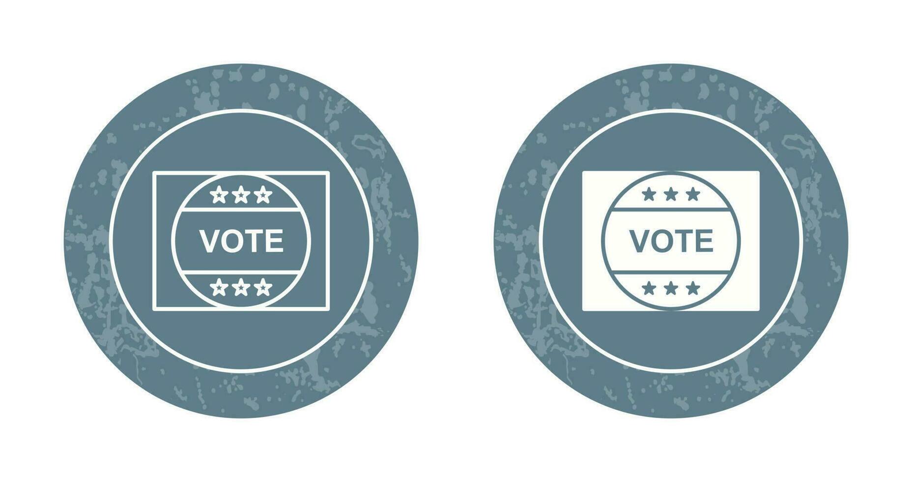 Vote Sticker Vector Icon