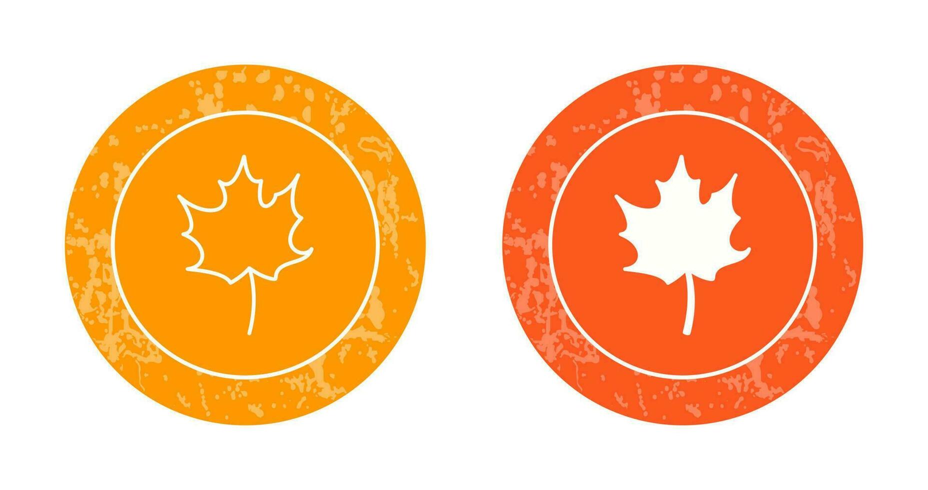 Autumn Leaf Vector Icon