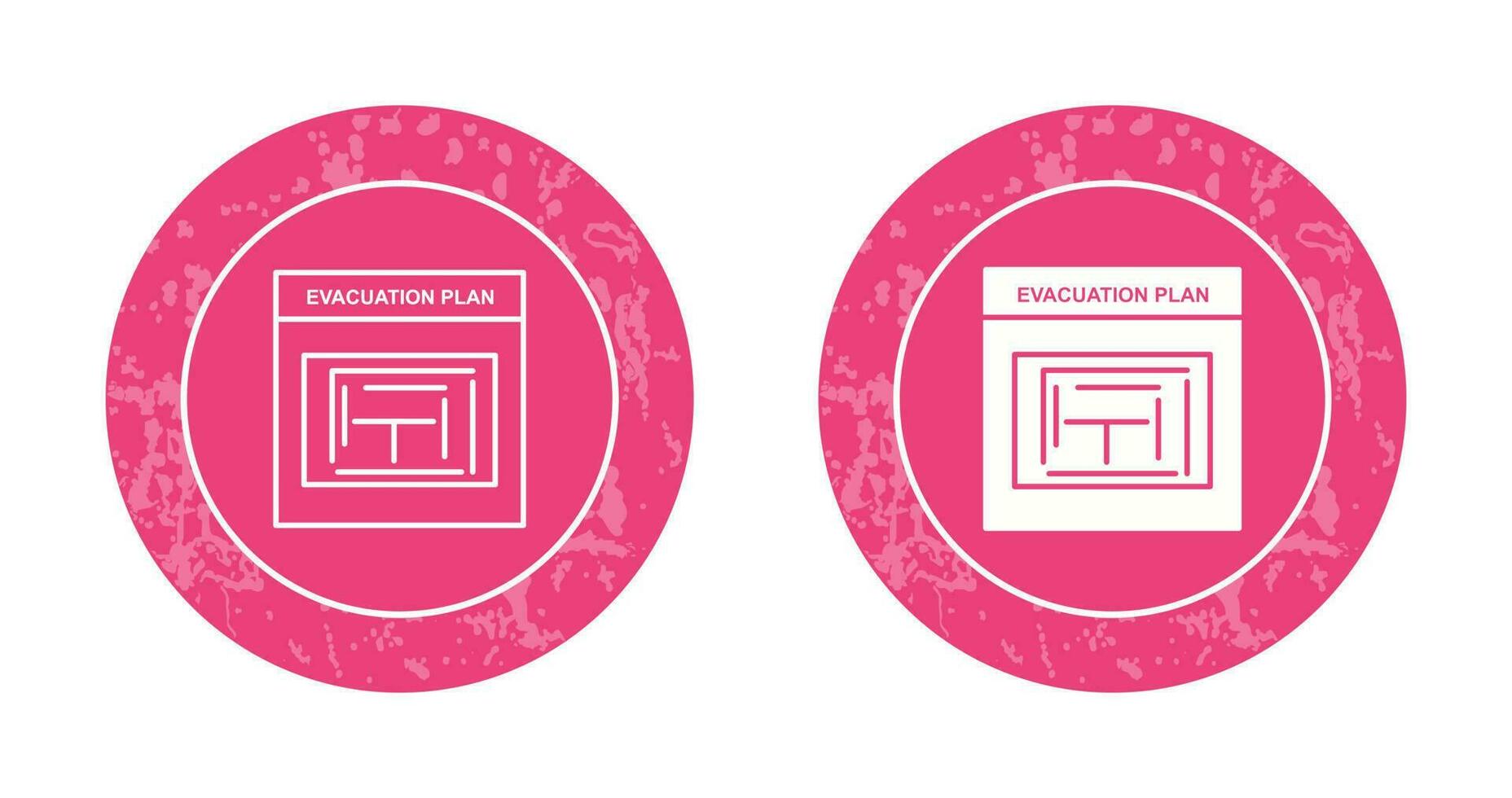 Evacuation Plan Vector Icon