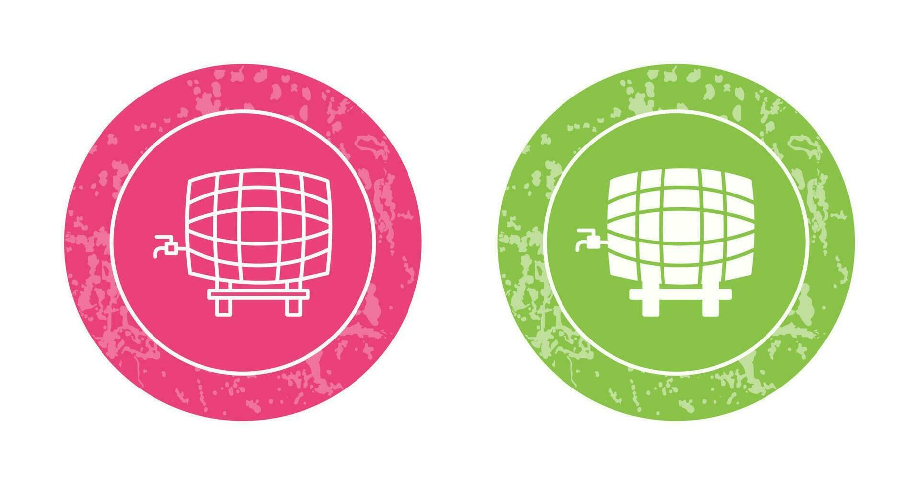 Barrel with Tap Vector Icon