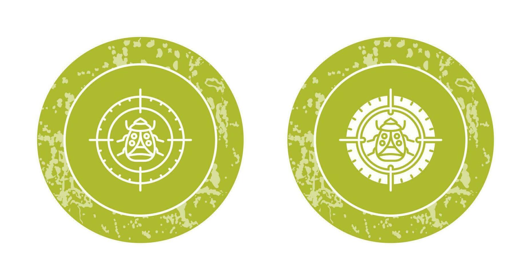 Bug Target Vector Icon
