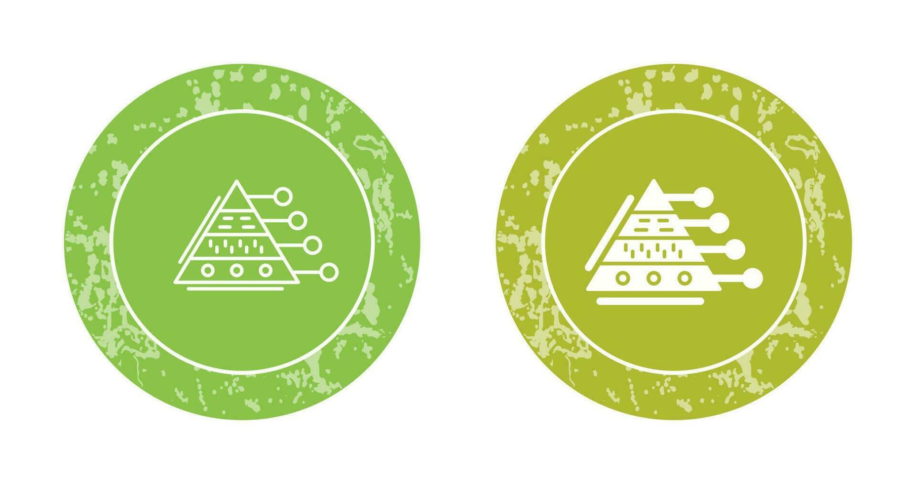 Pyramid Graph Vector Icon