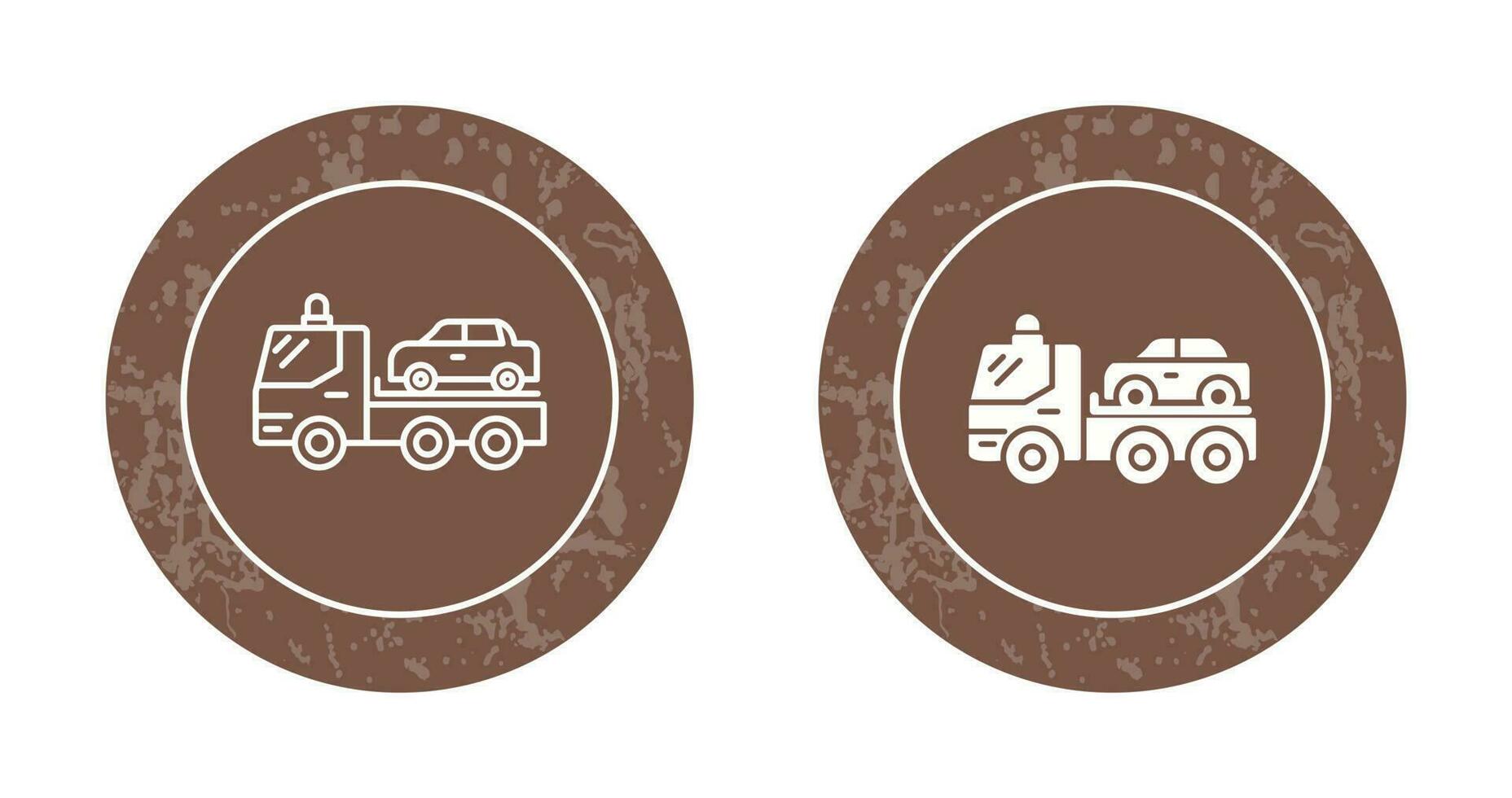 Tow Truck Vector Icon