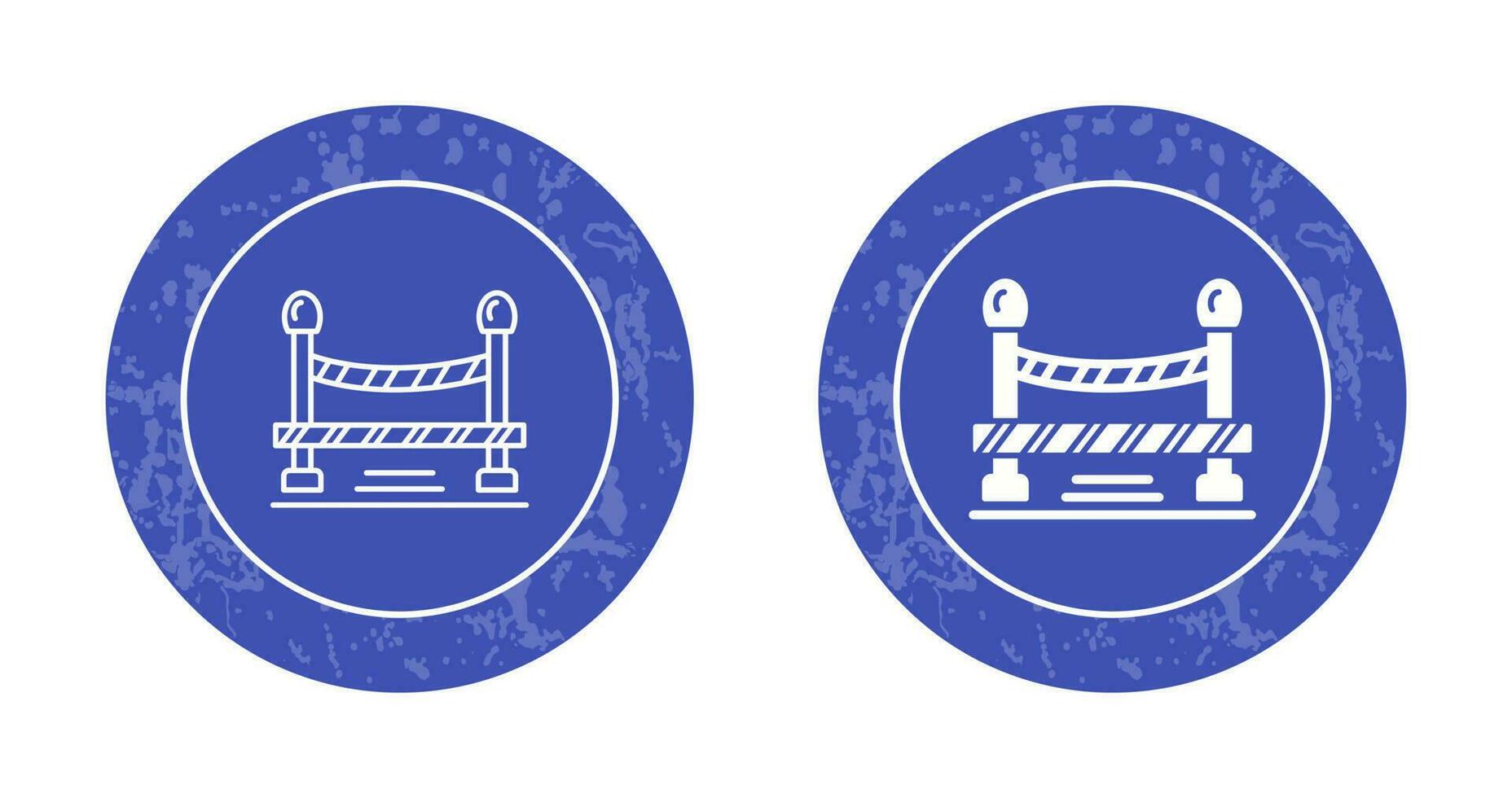 Do Not Cross Line Vector Icon