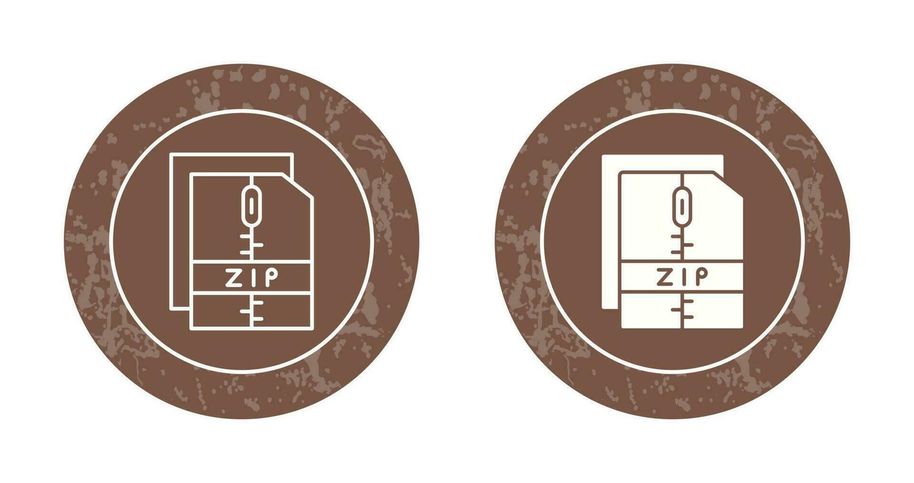 Zip File Vector Icon