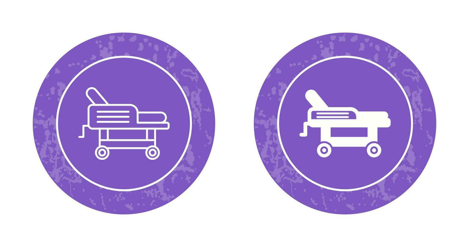 Hospital Bed Vector Icon