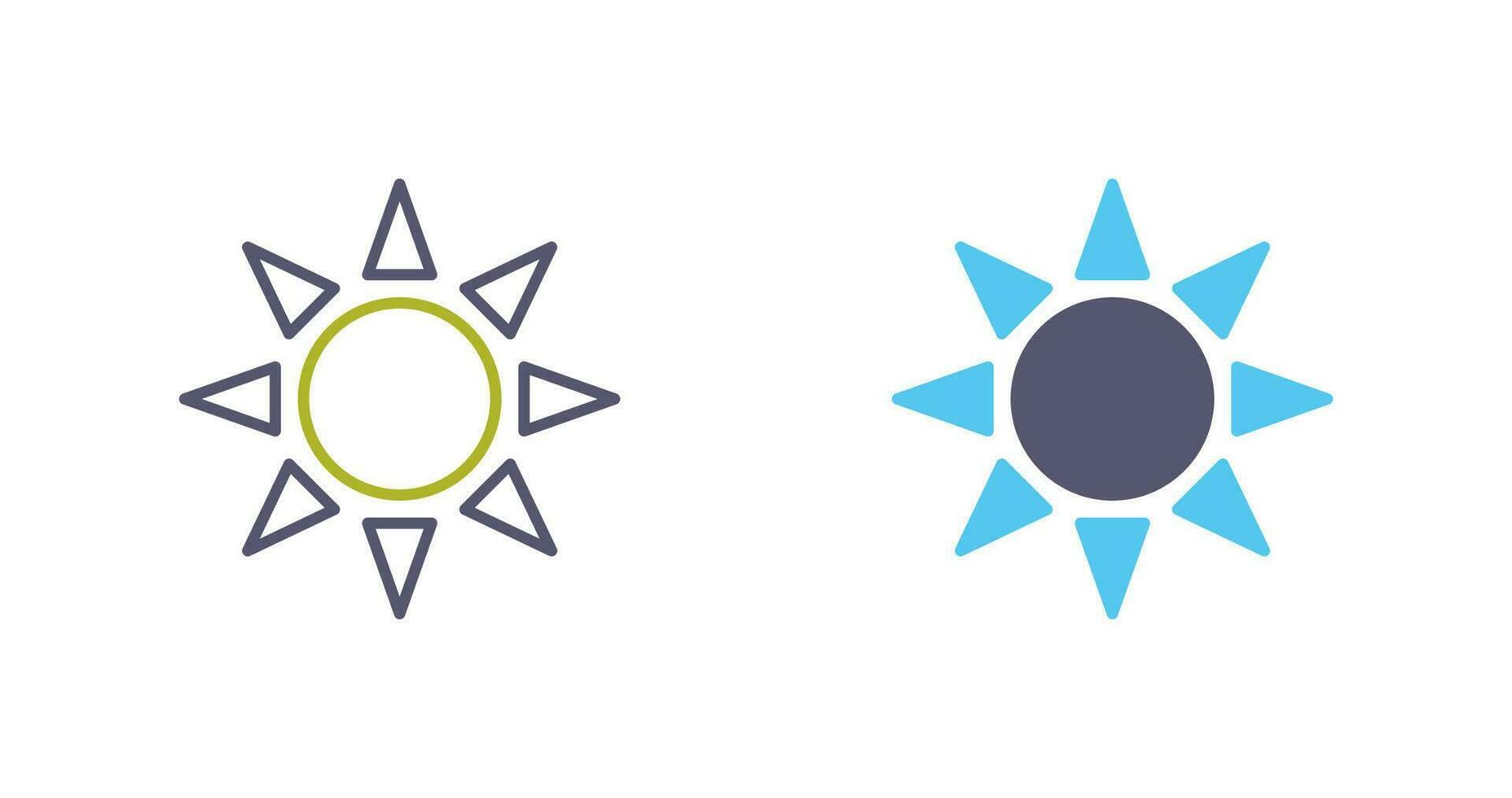 UV Radiation Vector Icon
