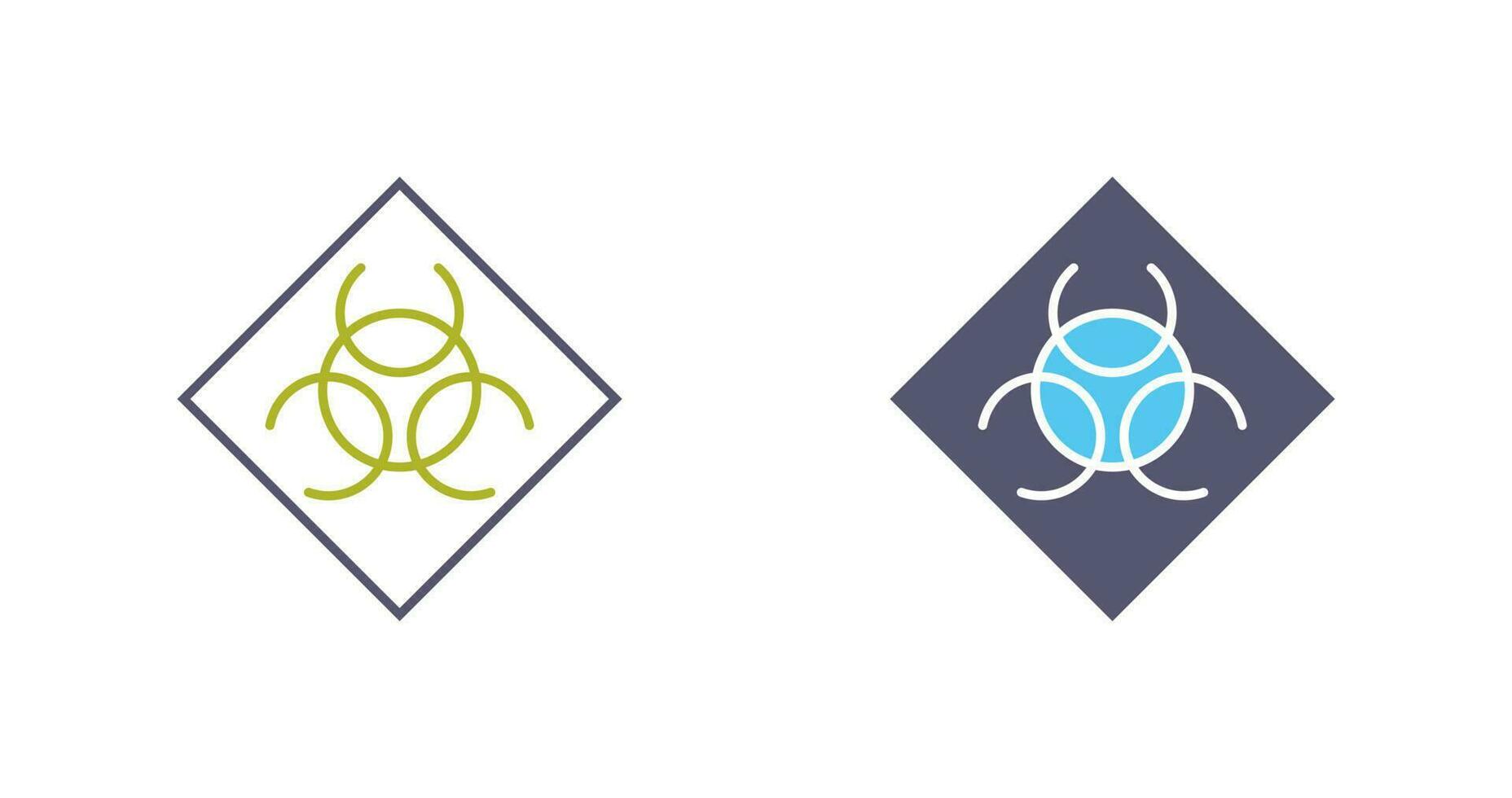 Biological Hazard Vector Icon