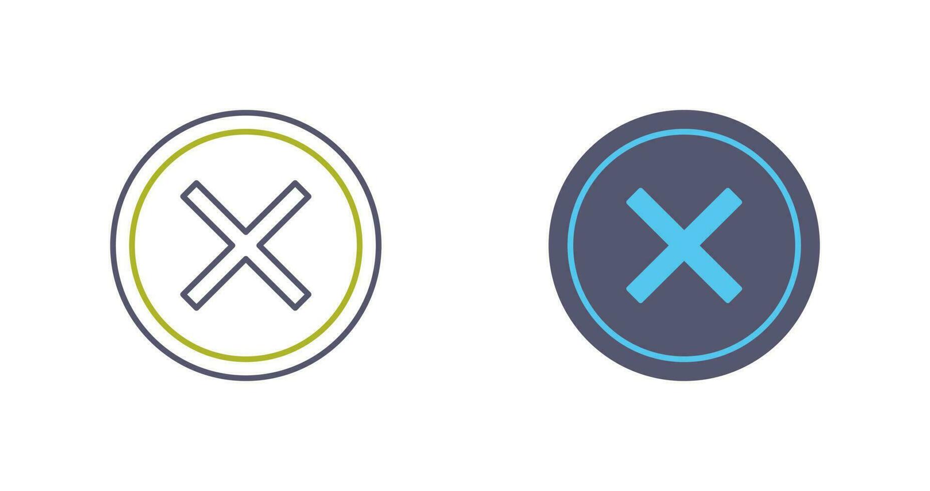 Do Not Cross Vector Icon