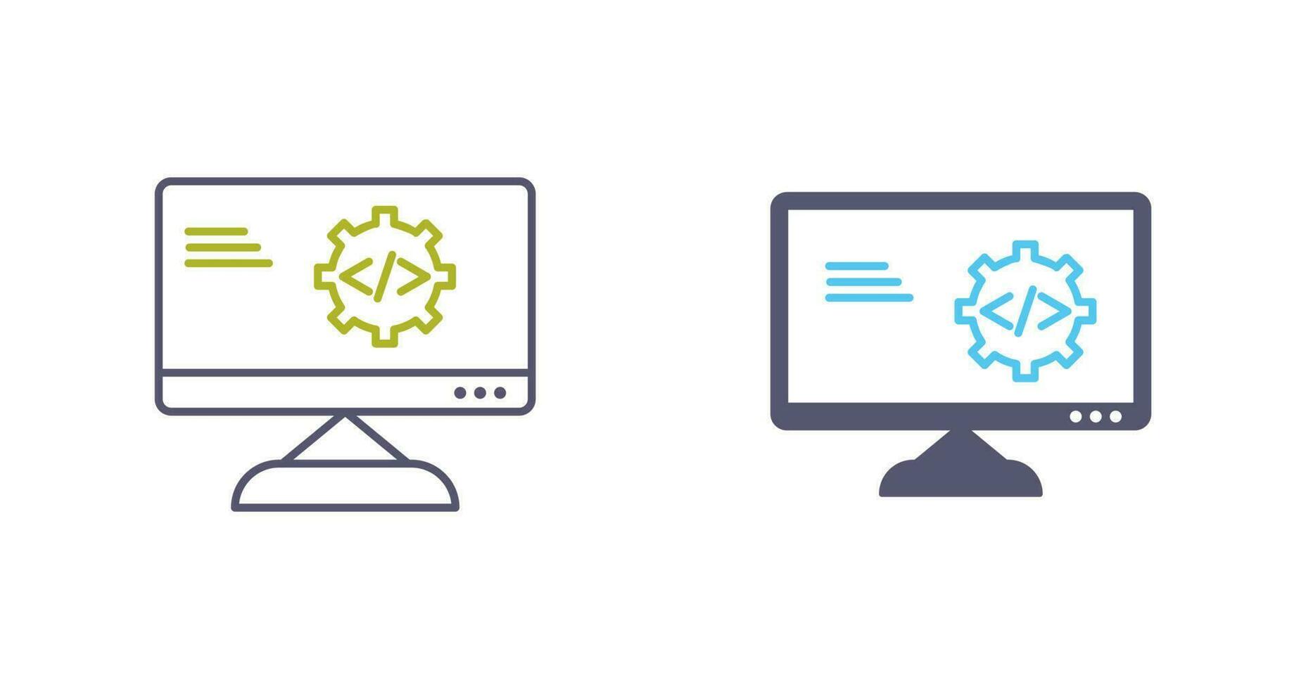 Unique Code Optimization Vector Icon