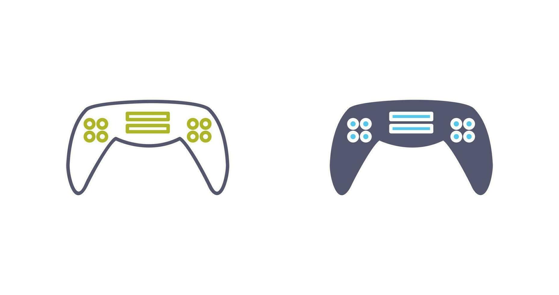 icono de vector de consola de juegos único