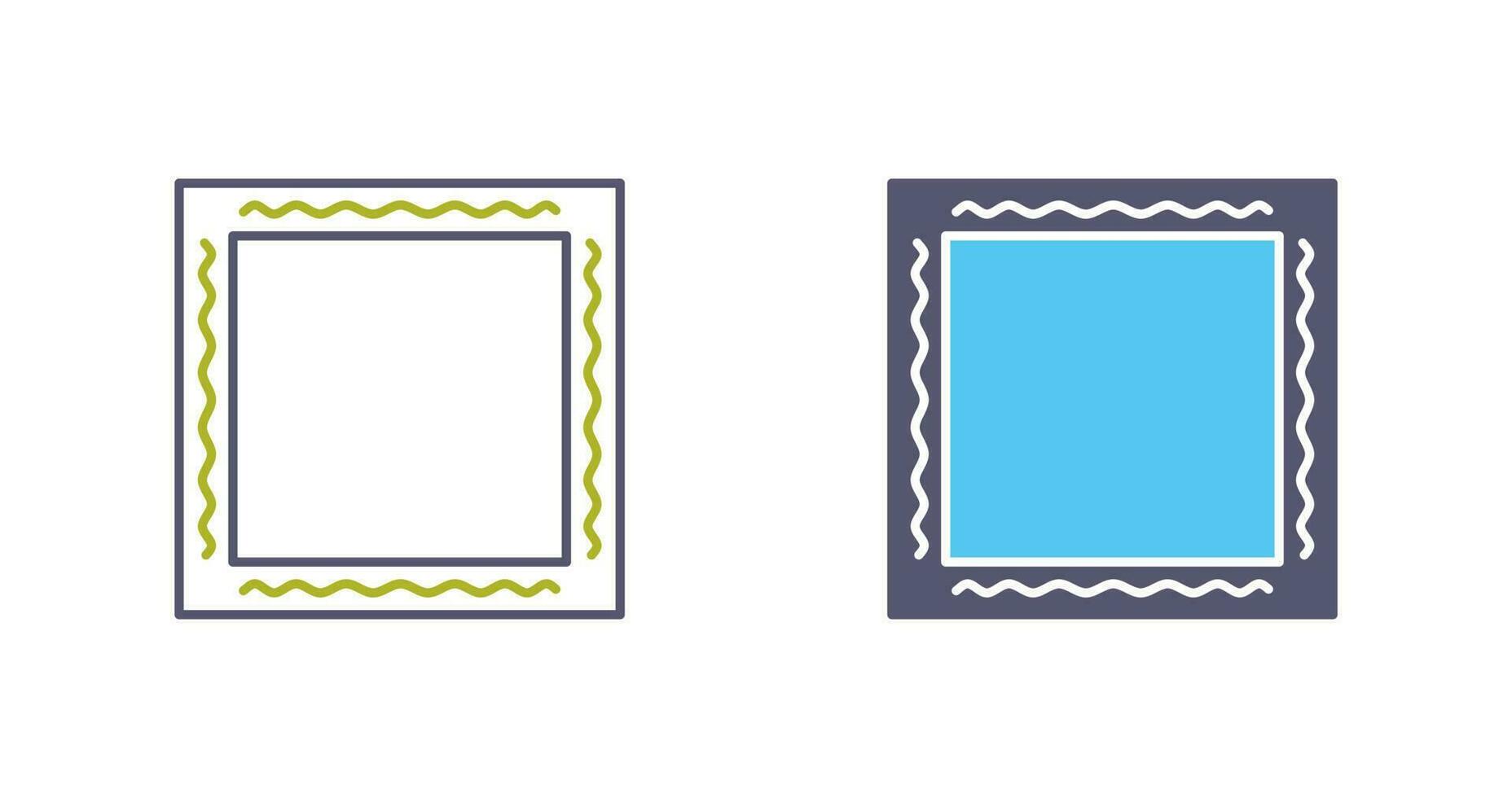 Unique Frame Vector Icon