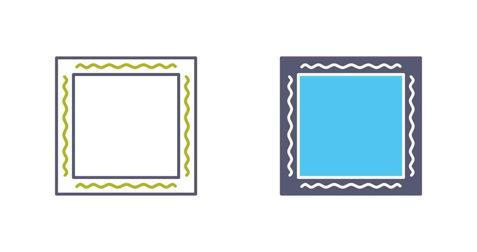 Unique Frame Vector Icon