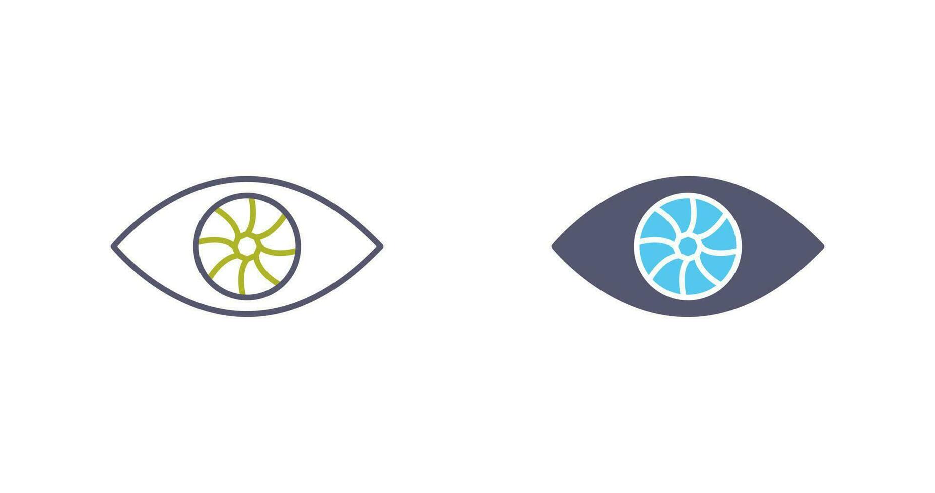 Unique Eye Vector Icon