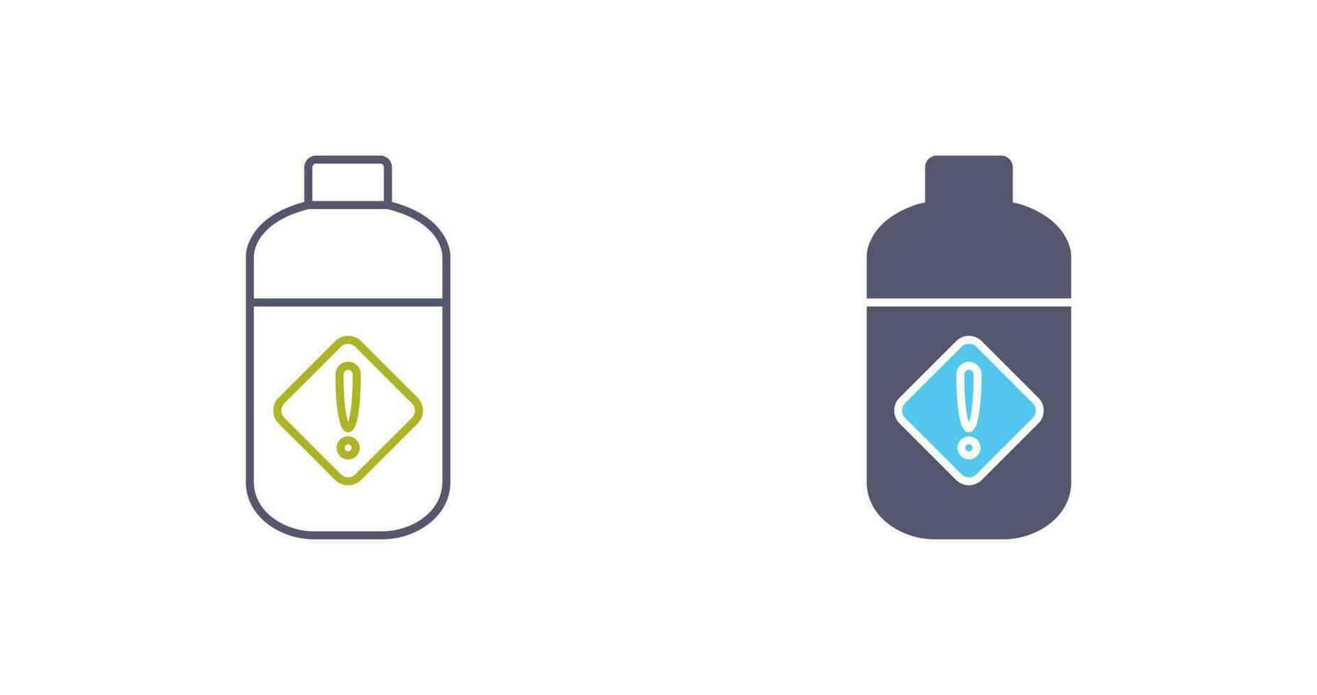 Pesticide Bottle Vector Icon