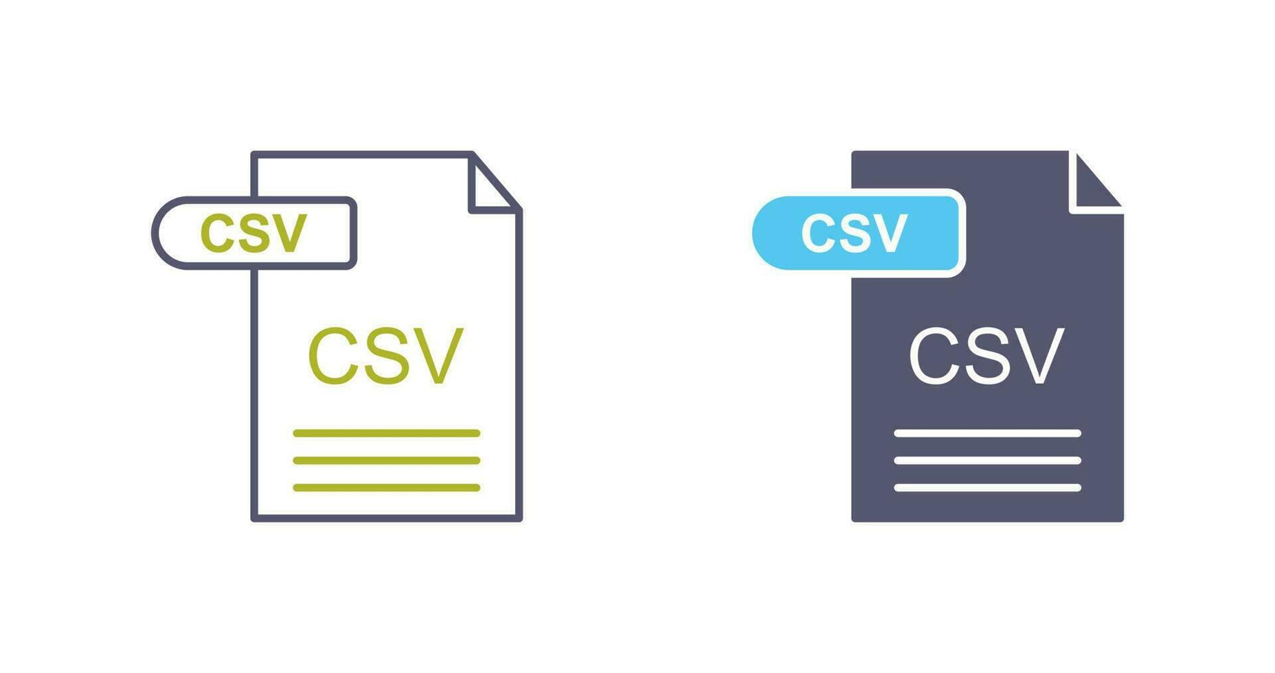 CSV Vector Icon