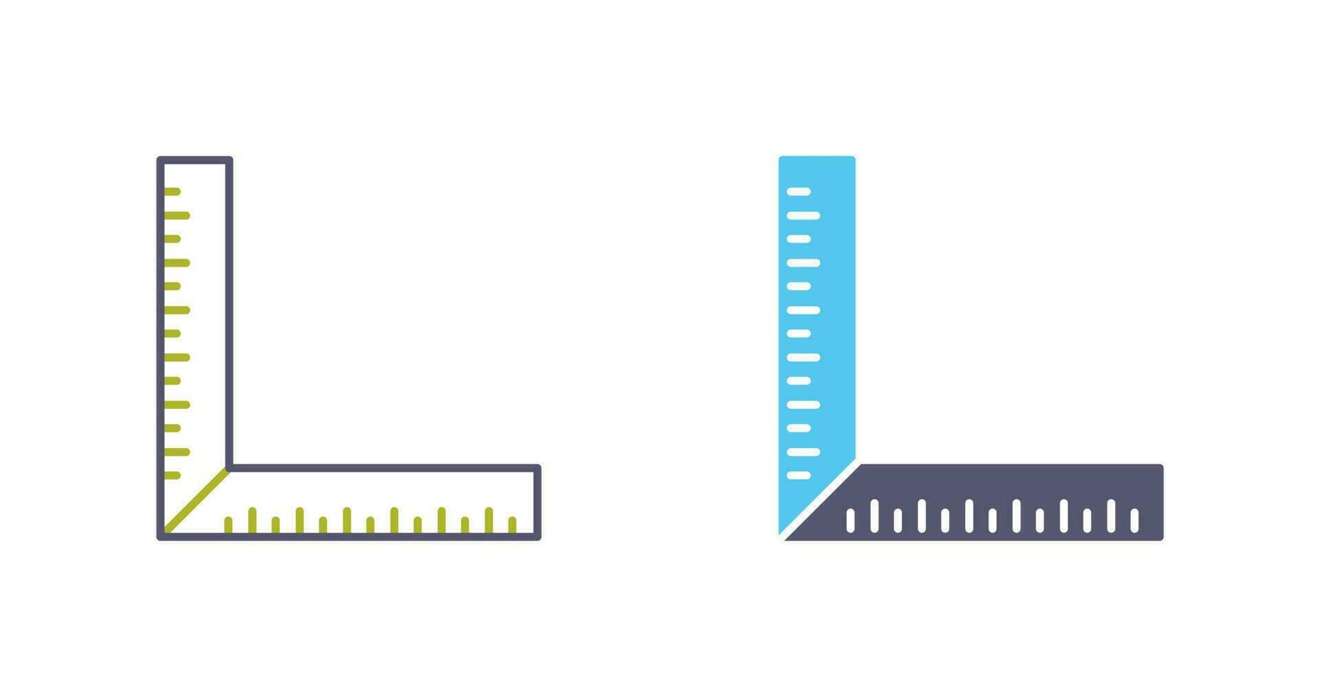 square Ruler Vector Icon