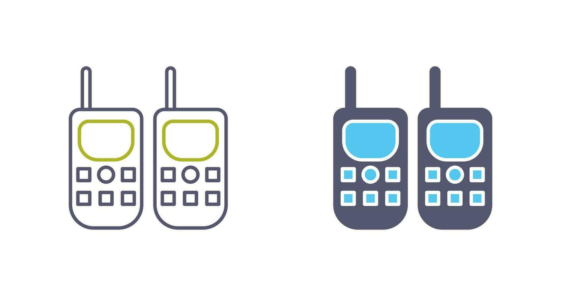 Walkie Talkie Vector Icon