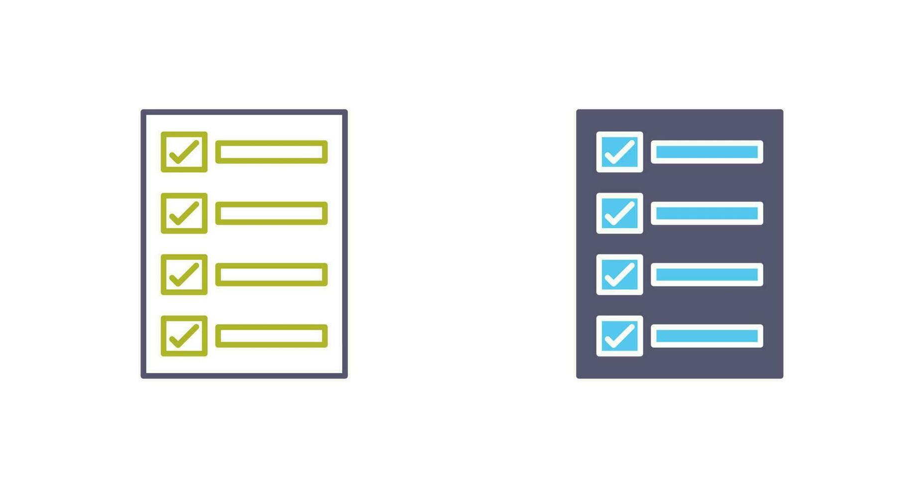 Filling Ballot Paper Vector Icon