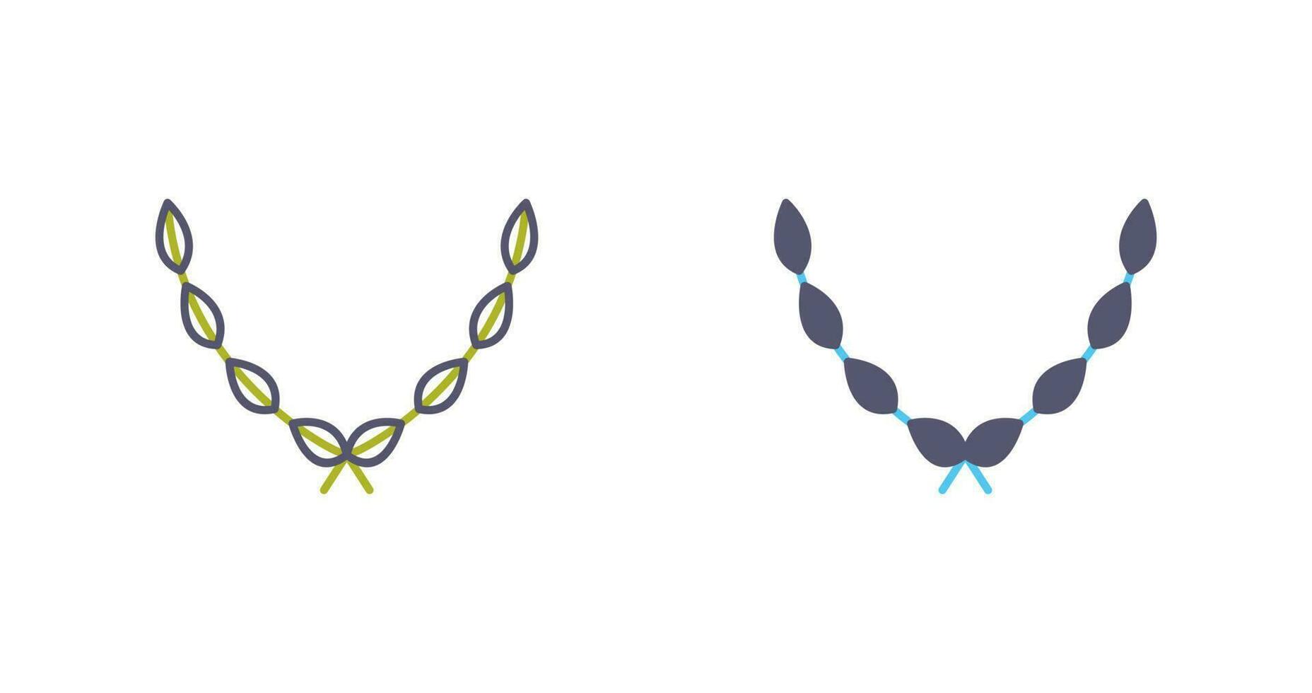 Leaves Wreath Vector Icon