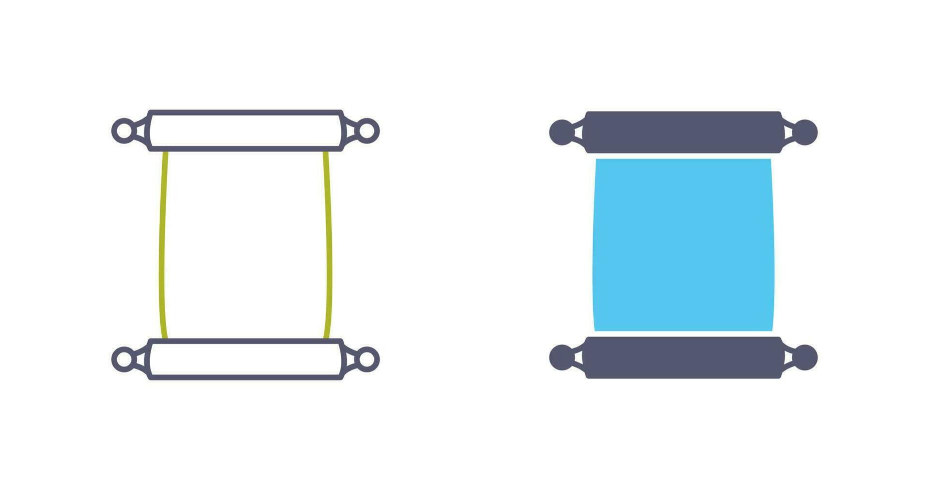 Scroll of Paper Vector Icon