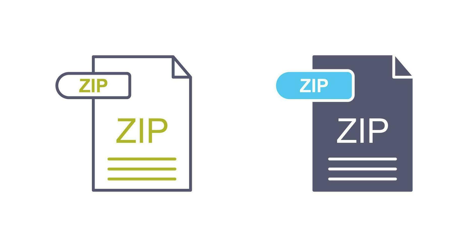 ZIP Vector Icon