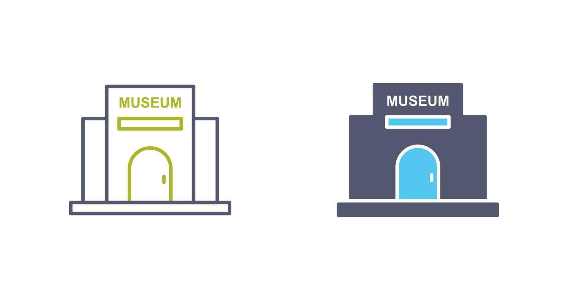 Museum Building Vector Icon