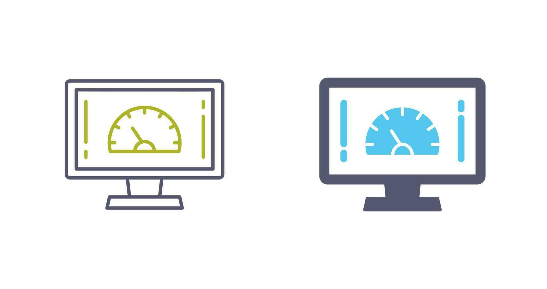 Speed Test Vector Icon