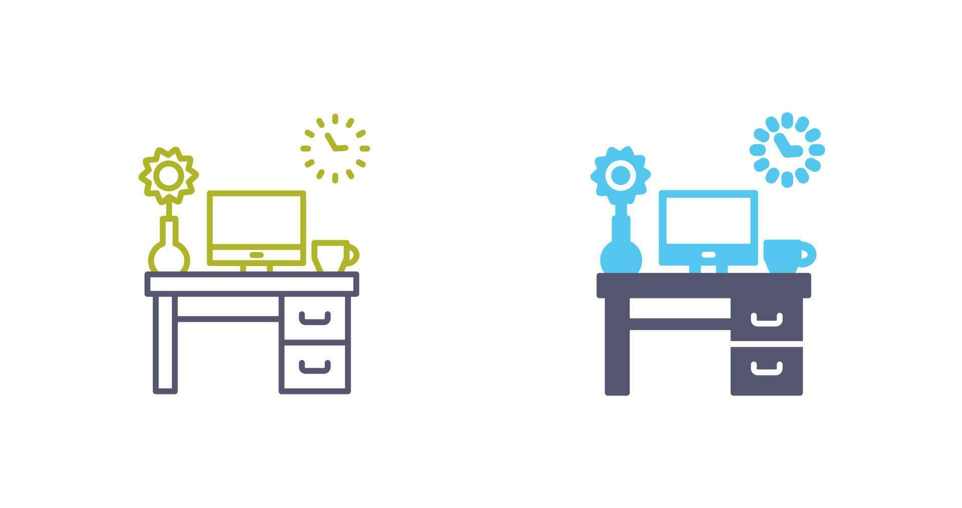 Work Table Vector Icon 24420127 Vector Art at Vecteezy