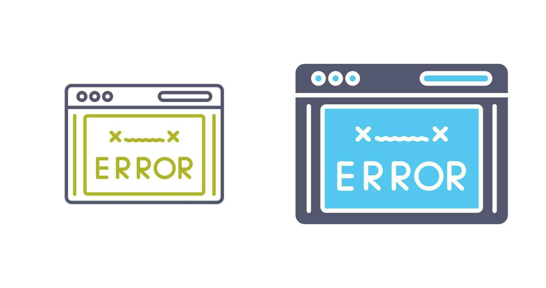 Error Code Vector Icon